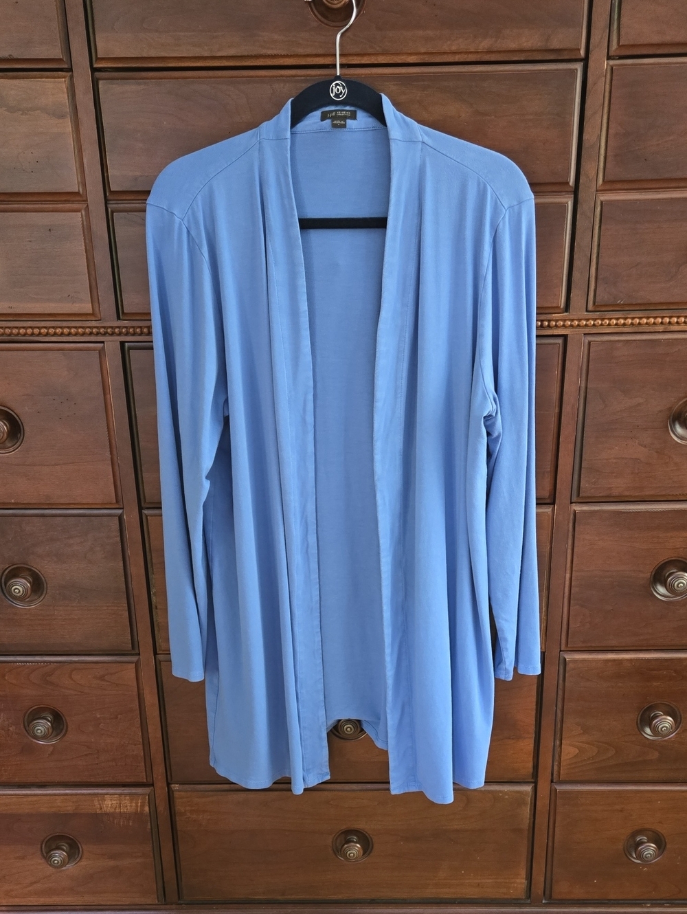 J.Jill Wearever Cardigan. Size Large. Blue